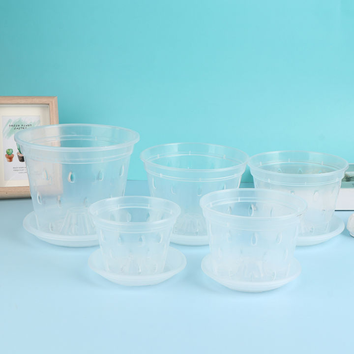 1Pc%20Flowerpot%20With%20Tray%20Planter%20Drainage%20Pots%20With%20Holes%20Transparent%20Orchid%20Pots%20Mystic%20-%20Image%206