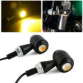 Aluminum Avenger Turn Signal Small Indicator Lights Blinkers Lights Universal for All Bikes - 2 Pis.