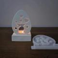 White Silicone Mold Handmade Silicone Candle Holder mold Gypsum Mold for Home Decor Holiday Gift Crafting Enthusiasts Party Favors Candle Making. 