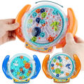 Creative 3D Puzzle Handheld Rolling Ball Gear Maze Game Gear Labyrinth Disk Gear Balance Ball IQ Puzzle Kids Educational Toys. 