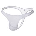 New Design Brand Gay Men's Transparent Yarn Half-Pack Small Triangle  Spide Web G-strings Sexy Thongs. 