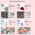 Montessori Black and White High Contrast Baby Visual Stimulation Cards 0-36M Baby Early Learning Shape Animal Cognitive Toys.