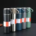 3 in 1 Vacuum Insulated Thermal Flask Set With Cup Set. 
