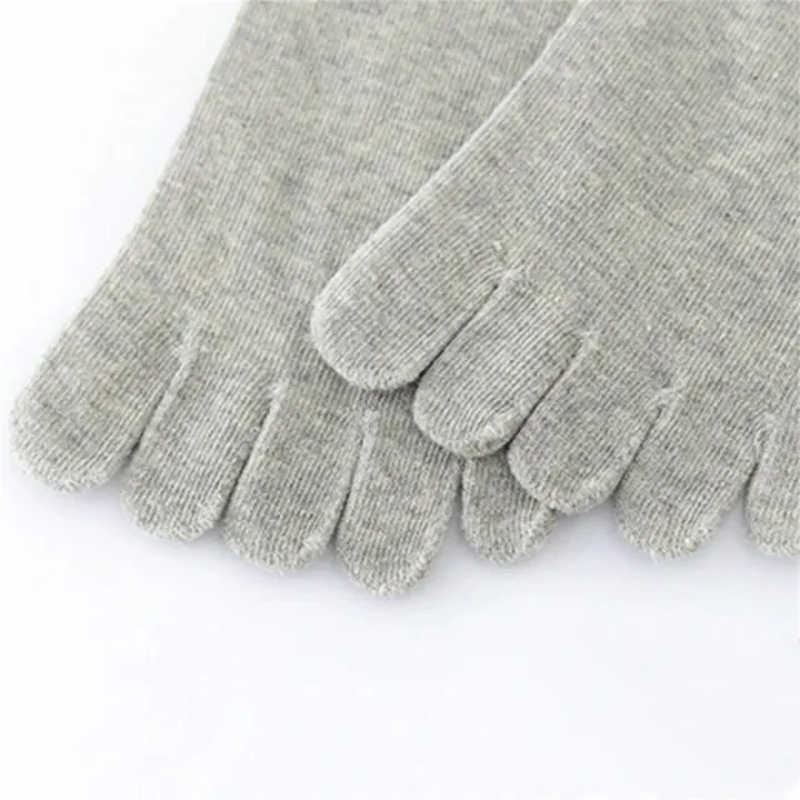 5Pairs%20Solid%20Superior%20Cotton%20Men%20Socks%20Five%20Fingers%20Sweat-absorbed%20Sock%20Seamelss%20Breathable%20Sock%20Split%20Toe%20Sports%20Mid%20Tube%20Socks%20-%20Image%206