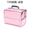 Nail toolkit, makeup case, portable large-capacity eyelash embroidery toolbox, makeup artist and makeup storage box. 