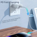 MFi certification PD3.0 20W Fast Charger Data Cable For iPhone 14 13 12 Pro Max AirPods iPad USB Type C To Lightning Cable.