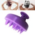 Hair Wash Brush Scalp Massage Silicone Head Haircare Massager Comb (Multiple Colors). 