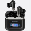 V8 New s ANC Wireless Earphones Color LED Screen TWS Earbuds Touch Noise Reduction Waterproof Sports Bluetooth Headset.