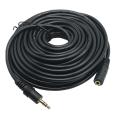 3.5mm AUX Audio Extension Cable Male to Female for Earphones and Headphones 3 Meter/9ft Black. 
