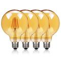 4 Pack G95 LED Bulb 2700K Vintage Retro Edison Filament Bulb E27. 