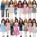 【Serendipity party】8Pcs Dresses Costume Set Multi-style Garments Barbie Doll 30cm.