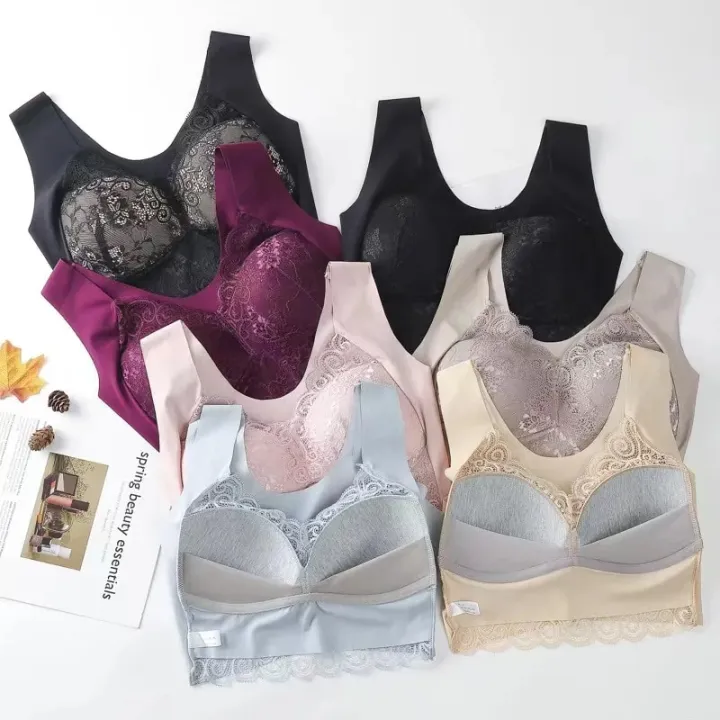 No%20Steel%20Ring%20Large%20Size%20Bra%20Female%20Beauty%20Back%20Gathers%20Hot%20Lace%20Underwear%20Wrap%20Chest%20Sports%20Shockproof%20Vest%20-%20Image%205
