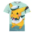 Summer 2023 New Pikachu Anime Men's And Women's T-shirt Trend Women Cute Fashion Children's Short-sleeved T-shirt. 