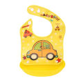 Premium Baby Feeding Bib with Large Catch Pocket. 