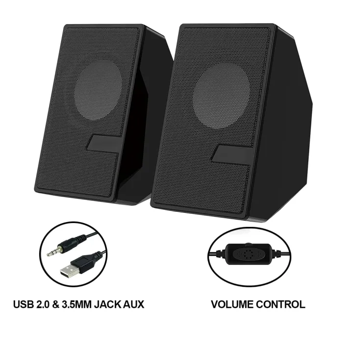 D7%20Multimedia%20Speaker%20with%203.5%20Aux%20Connectivity%20-%20USB%20Powered%20and%20Volume%20Control%20Laptop/Desktop%20Speaker%20-%20White,%202.0%20Channel%20-%20Image%206