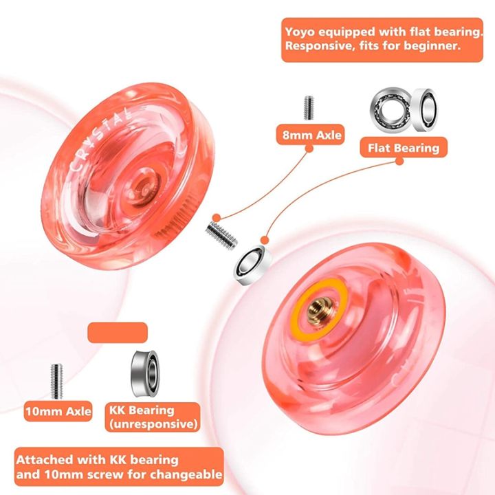 MAGICYOYO%20K2%20Plus%20Crystal%20Responsive%20Yoyo,Dual%20Purpose%20Yo-Yo%20with%20Replacement%20Unresponsive%20Bearing%20for%20Intermediate%20-%20Image%205