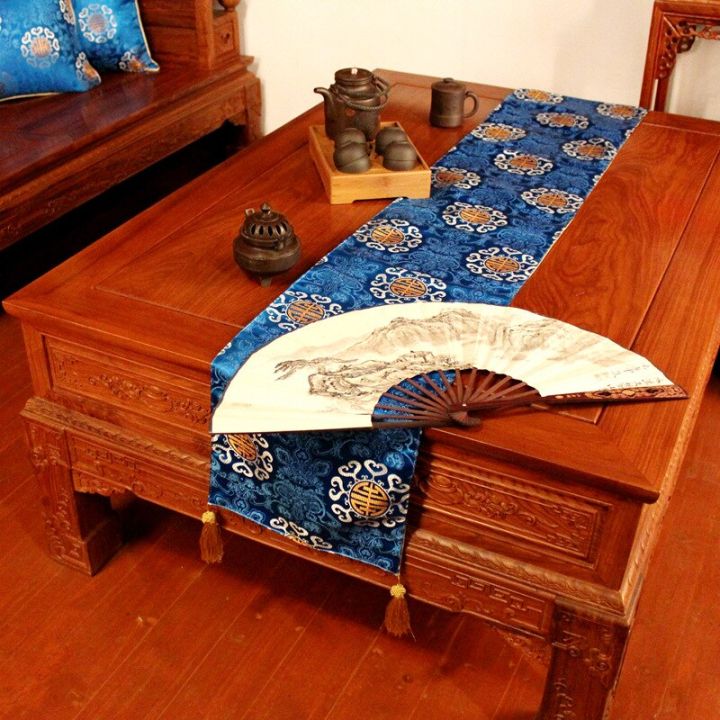 30x160/180/210/240cm%20neo-classical%20Chinese%20style%20brocade%20satin%20jacquard%20table%20runner%20living%20room%20tablecloth%20bed%20runner%20-%20Image%203