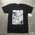 OBEY Trend Collaboration Logo Print Short Sleeve T-Shirt Loose Tee Male and Female Couple Plus Size Cotton Trend Casual T-Shirt. 