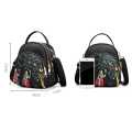 Trendy New Nylon Backpack For Women Multifunction Shoulder Crossbody Bag Elephant Printing Waterproof Rucksack Travel Lady Pack - Bag.