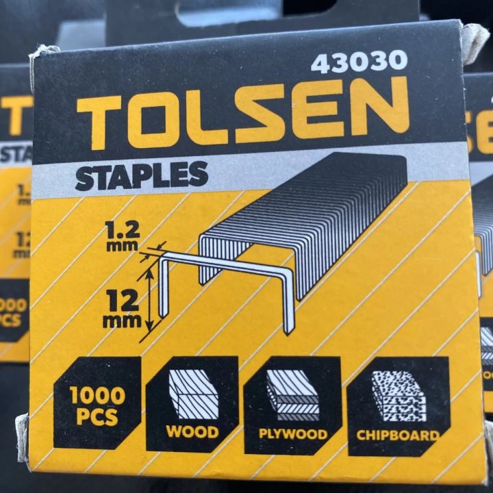 TOLSEN%201000Pcs%20Staples%20Wire%20Refill%20(1.2%20x%2012mm%20)%20For%20Wood,%20Plywood%20%20Model:%2043030%20-%20Image%202