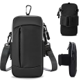 1 Pc Waterproof Sport Arm Bag universal 7 inches Outdoor Waist Bag Running Cycling Arm Band Mobile Bags Case.