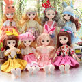 Exquisite new 30cm constant tide confused Barbie doll dress up doll 26 joints girls toys children's gifts. 