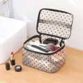 djsrg Love gauze cosmetic bag Portable mesh storage bag Travel transparent wash bag. 