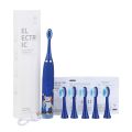 Children Sonic Electric Toothbrush Cartoon Pattern USB Smart Kids Tooth Brush 6 Replacement Brush Heads Oral Care Cleaning Tool. 