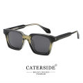 Caterside Retro Square Men Big Sunglasses Punk Luxury Designer Sun Glasses Women Driving Travel Fishing Eyewear UV400. 