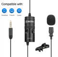 OFFICIAL VERIFIED BOYA BY-M1 Microphone For Smartphone, DSLR Camera, Voice Recorder, Camera recorder and PC - Microphone. 