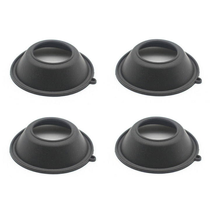 Motorcycle 4Pcs Carburetor Film Diaphragm Rubber Carburetor Vacuum Membrane for VLX400 Steed400 VLX/Steed 400