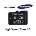 Memory Card 64GB Class 10 Micro SD card.