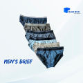 Assorted 5 Pcs Combo Pack of Cotton Brief Underwear for Men. 