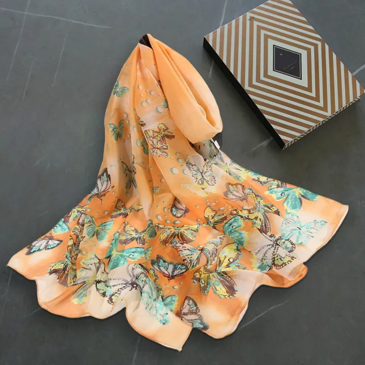 %EF%BC%88New%EF%BC%89Chiffon%20carf%20Comfortable%20to%20Wear%20ummer%20Butterfly%20Print%20Long%20hawl%20Wrap%20-%20Image%205
