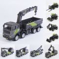 【Lejia】12 Styles Alloy Diecast Simulation Engineering Model Toys Crane Bulldozer Excavator Forklift Vehicles Educational. 