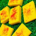 Saffron Goat Milk soap Handmade 100 gram original. 