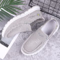 2022 summer new men's shoes, old Beijing cloth shoes, fashion canvas shoes, work shoes, one foot casual shoes, source workers. 