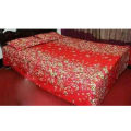 Cotton King Size Bedsheet  - 3pcs - Multicolor Talha Enterprise (Sky). 