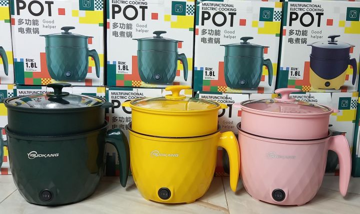 Multi -Mini -Electric Rice Cooker Cooking 1.5 L. Non-Stick Cooker