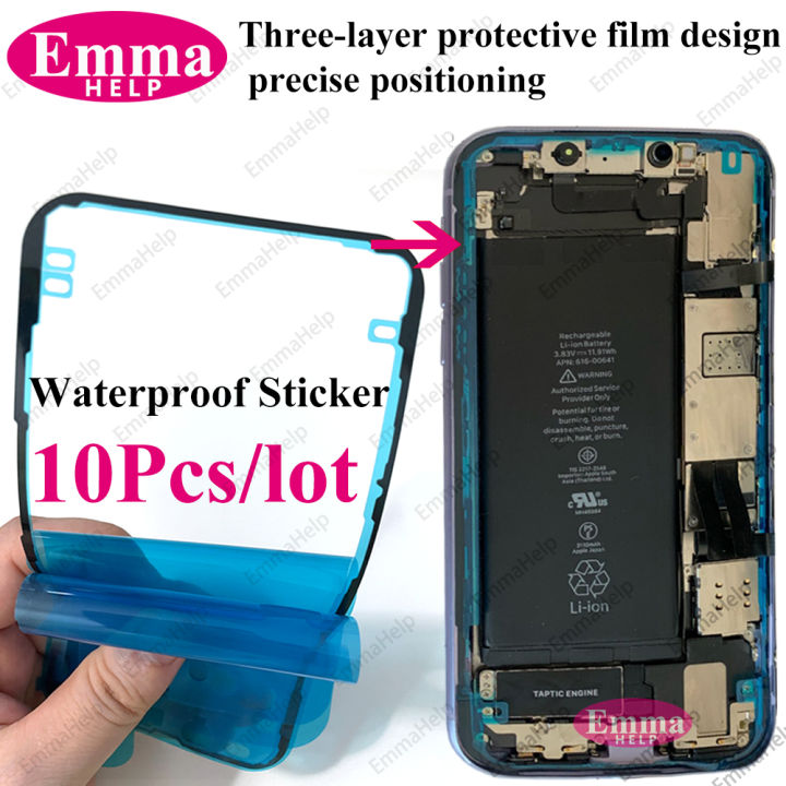 Adhésif étanche Pour LCD/OLED – Cadre Avec Stickers – Pour IPhone 14/14 Pro/14 Plus – Neuf