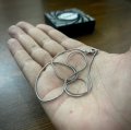 Silver Stainless Steel Round Snake Chain For Men And Boys.