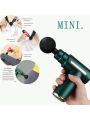 portable mini massager deep tissue Therapy Rechargeable Mini Gun Massager Body massage, Electric Vibration Body muscle massager Fascial Gun & Recovery device for male and female. 