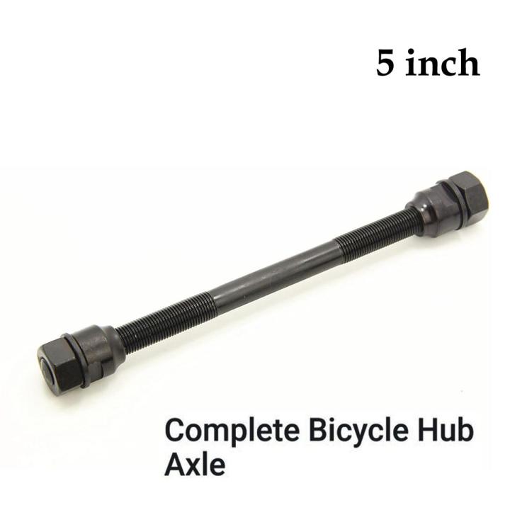 inch Steel Bike Bicycle Hub Wheel Axle Cones Locknuts Washers