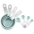 8Pcs Kitchen Measuring Spoon Set Stainless Steel Handle Cup with Scale- SM POINT LTD.
