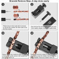 Men's Copper Magnetic Bracelet for Arthritis Pain Relief Elegant 99.99% Solid Copper Bracelets with Double-Row Strong Magnets 087.