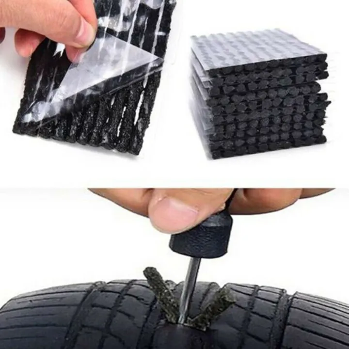 50Pcs%20Car%20Bike%20Tyre%20Tubeless%20Seal%20Strip%20Plug%20Tire%20Puncture%20Repair%20Kit%20-%20Image%206