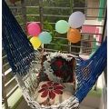 Stainless Steel Comfort Swing: Handcrafted for Ultimate Relaxation-1Pcs | Handmade Ring Dolna | Hanging Hammock Rope Bed Swing | Rattan Dulna Cradle. 
