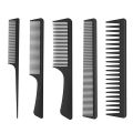 【Hey my home】Fiber Comb Women's Long Hair Comb Hairdressing Haircut Men's Anti-dense Comb Anti-static Barber Accessories. 