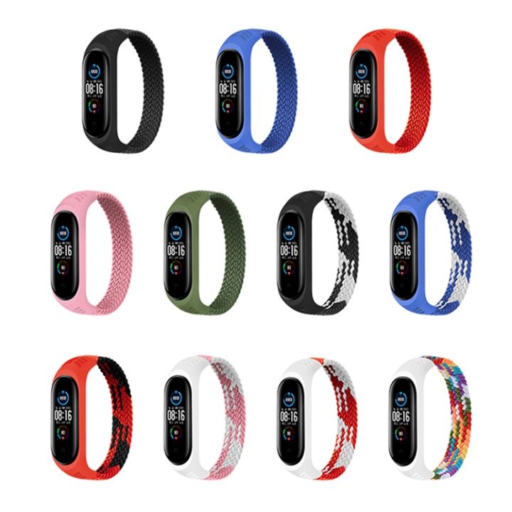For%20Xiaomi%20Mi%20Band%206%20/%205%20/%204%20/%203%20Universal%20Nylon%20Elasticity%20Weave%20Watch%20Band,%20Size:XS%20140mm(Rainbow)%20-%20Image%202