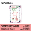 WeAct STM32H723VGT6 STM32H723 STM32H7 STM32 Core Board Demo Board. 